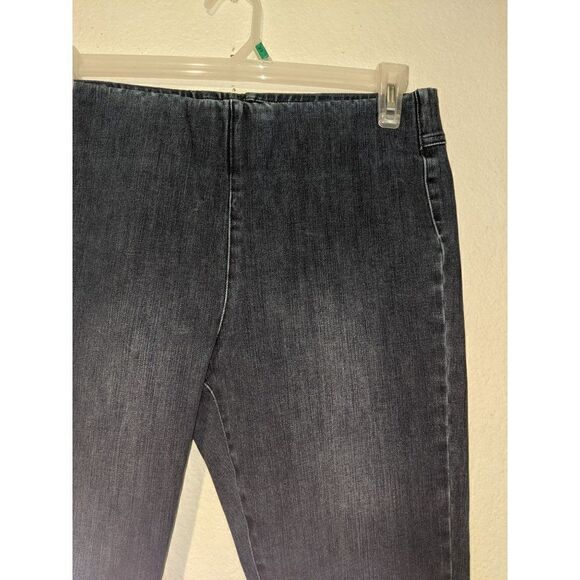 Womens Soft Surroundings Skinny Jeans Size PM Petite Pull On Size Medium 3CM92 - Picture 10 of 13